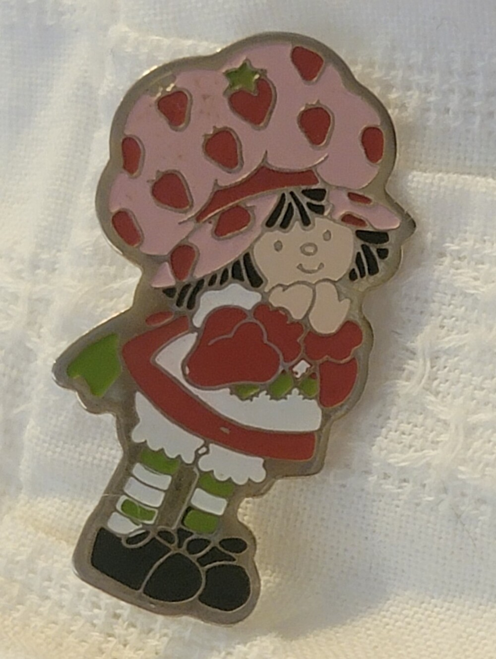 1980 Strawberry Shortcake Enamel Pin